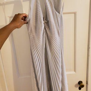 Glamorous silver dress